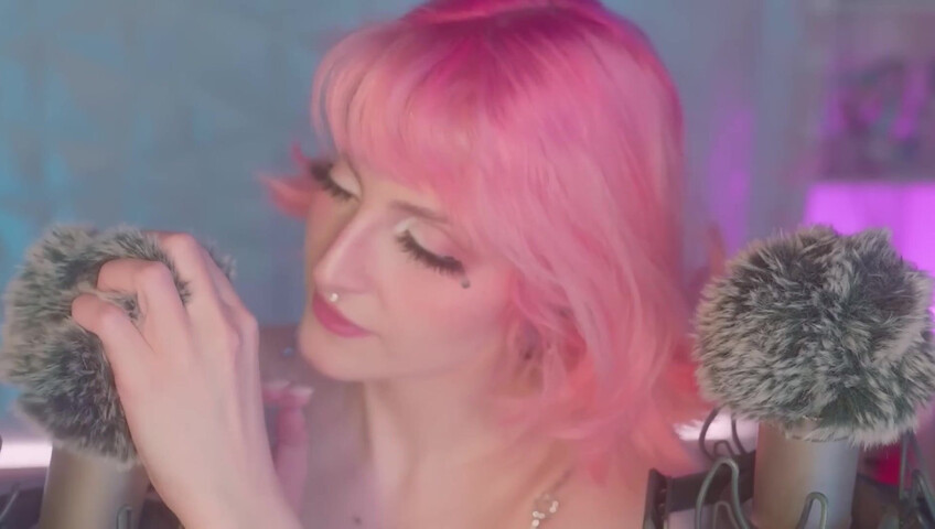 Mewlies ASMR - (Hyper Satisfying) Breathy Inaudibles & Fluffy Ear Attention