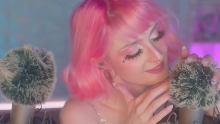 Mewlies ASMR - (Hyper Satisfying) Breathy Inaudibles & Fluffy Ear Attention