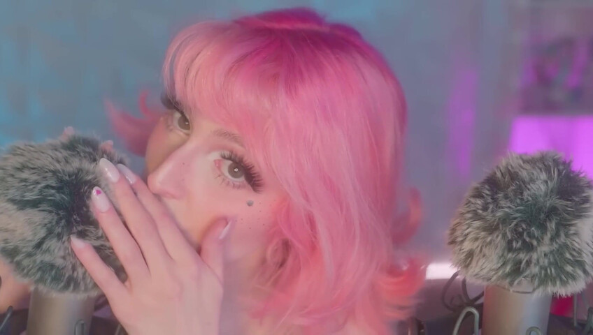 Mewlies ASMR - (Hyper Satisfying) Breathy Inaudibles & Fluffy Ear Attention