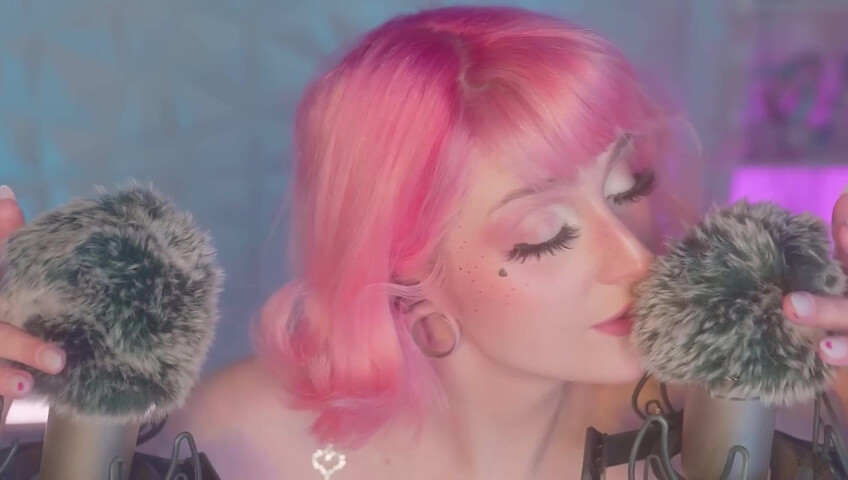 Mewlies ASMR - (Hyper Satisfying) Breathy Inaudibles & Fluffy Ear Attention