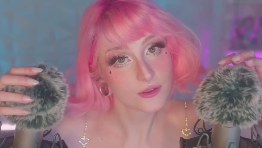 Mewlies ASMR - (Hyper Satisfying) Breathy Inaudibles & Fluffy Ear Attention