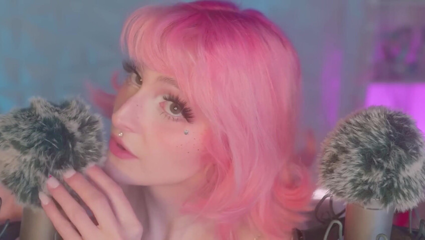 Mewlies ASMR - (Hyper Satisfying) Breathy Inaudibles & Fluffy Ear Attention