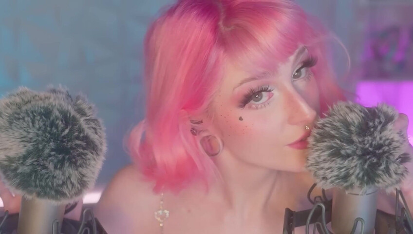 Mewlies ASMR - (Hyper Satisfying) Breathy Inaudibles & Fluffy Ear Attention