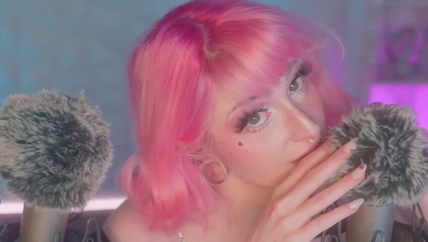 Mewlies ASMR - (Hyper Satisfying) Breathy Inaudibles & Fluffy Ear Attention