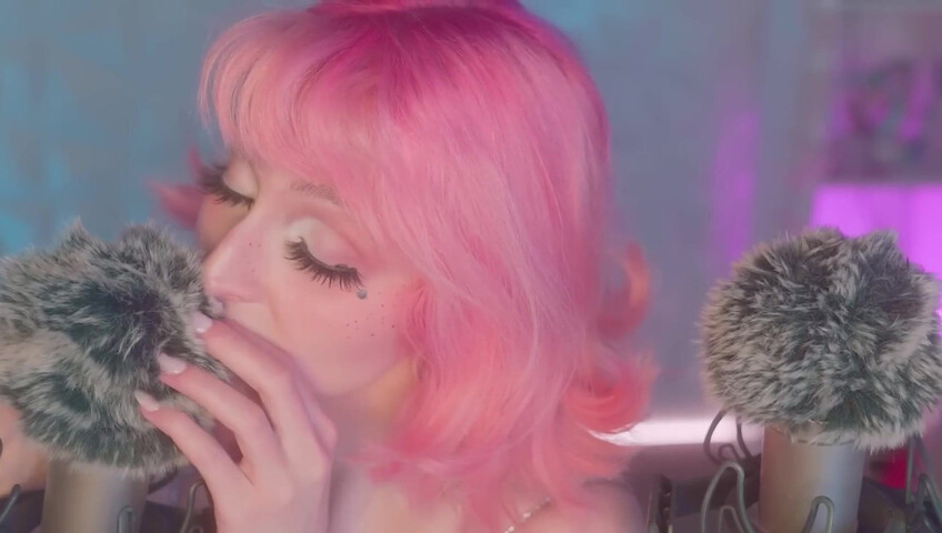 Mewlies ASMR - (Hyper Satisfying) Breathy Inaudibles & Fluffy Ear Attention