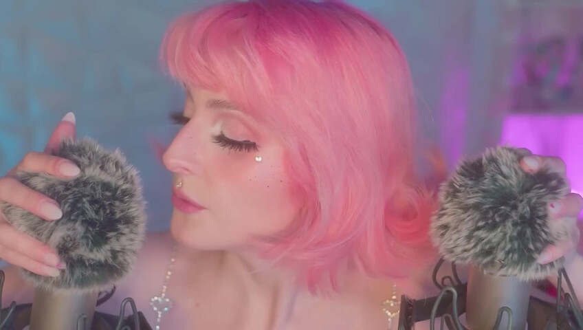 Mewlies ASMR - (Hyper Satisfying) Breathy Inaudibles & Fluffy Ear Attention