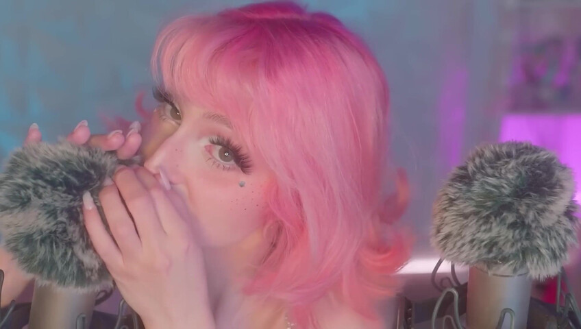 Mewlies ASMR - (Hyper Satisfying) Breathy Inaudibles & Fluffy Ear Attention