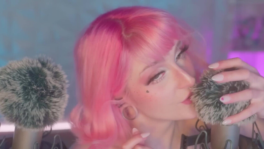 Mewlies ASMR - (Hyper Satisfying) Breathy Inaudibles & Fluffy Ear Attention