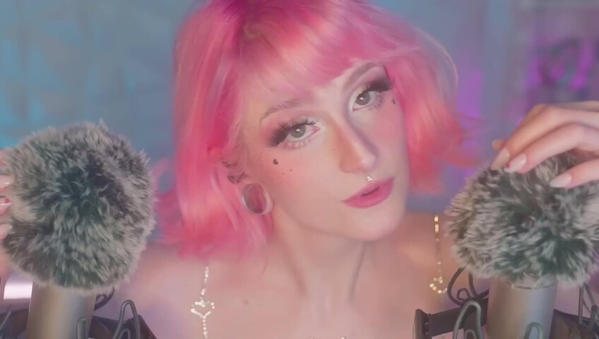 Mewlies ASMR - (Hyper Satisfying) Breathy Inaudibles & Fluffy Ear Attention