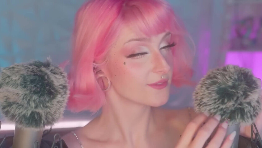 Mewlies ASMR - (Hyper Satisfying) Breathy Inaudibles & Fluffy Ear Attention