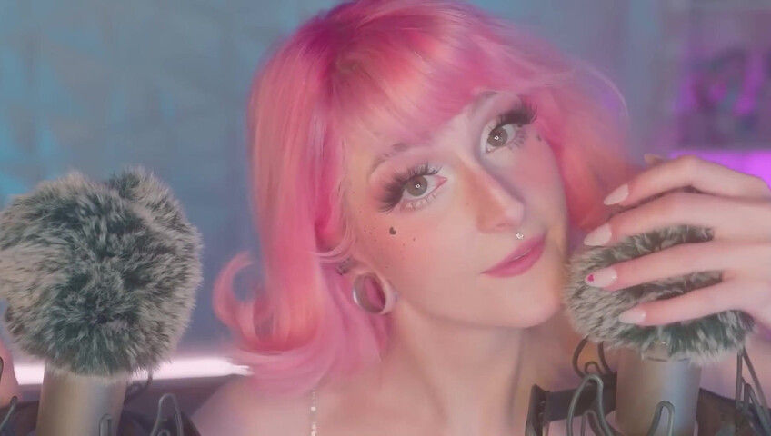 Mewlies ASMR - (Hyper Satisfying) Breathy Inaudibles & Fluffy Ear Attention