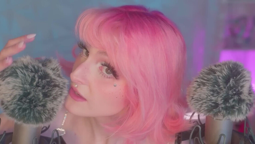 Mewlies ASMR - (Hyper Satisfying) Breathy Inaudibles & Fluffy Ear Attention