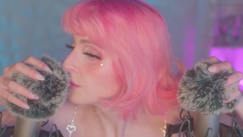 Mewlies ASMR - (Hyper Satisfying) Breathy Inaudibles & Fluffy Ear Attention