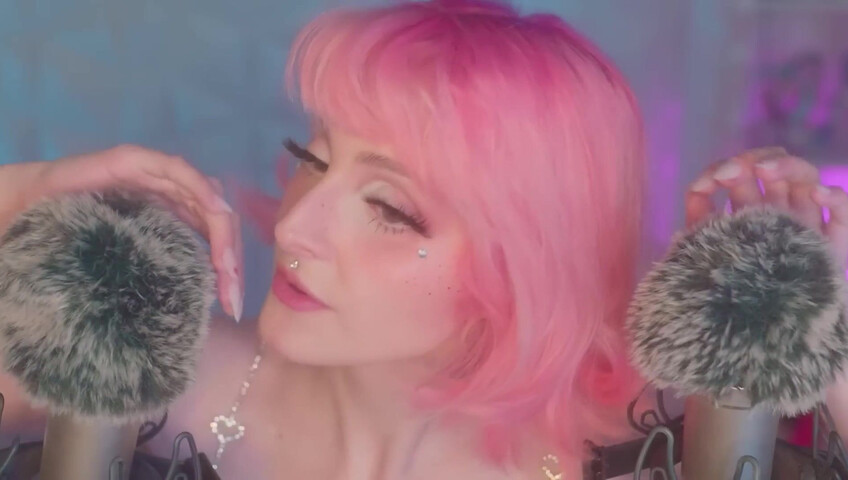 Mewlies ASMR - (Hyper Satisfying) Breathy Inaudibles & Fluffy Ear Attention