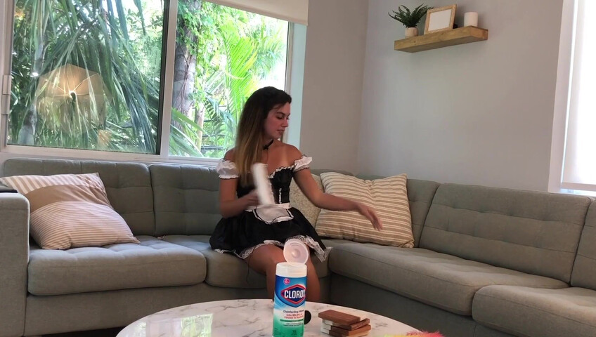 Miss Bell ASMR - 12 May 2021 - Maid Cleans Up
