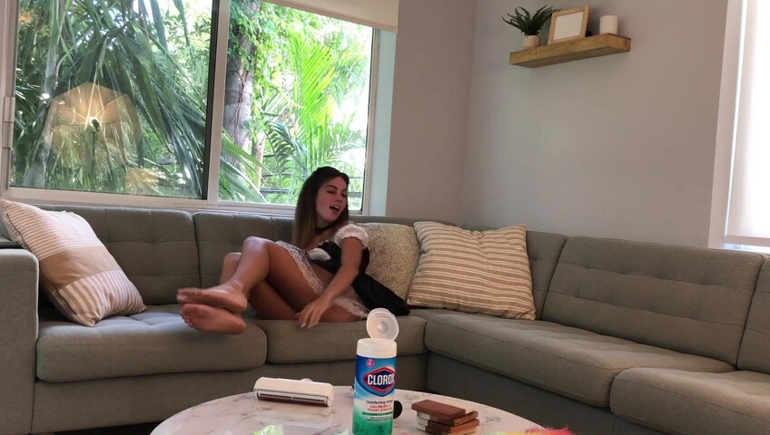 Miss Bell ASMR - 12 May 2021 - Maid Cleans Up