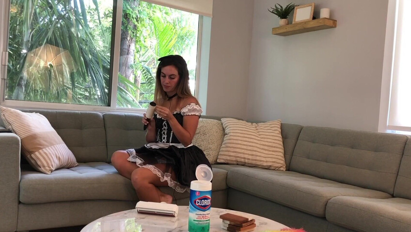 Miss Bell ASMR - 12 May 2021 - Maid Cleans Up