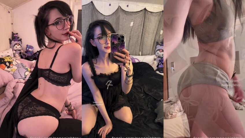 NanaNightRay - Compilation of her showing off her Ass
