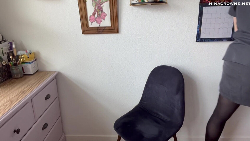 Nina Crowne - Angry Nurse Gloved Handjob