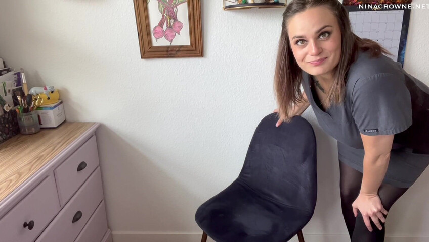 Nina Crowne - Angry Nurse Gloved Handjob