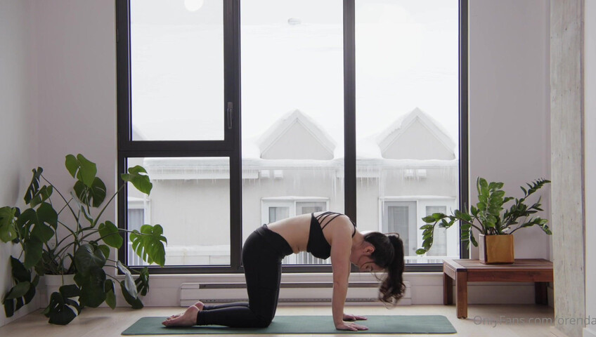 Orenda ASMR - Hot yoga instructor role play - Naked Yoga