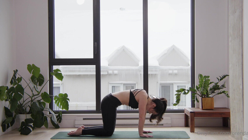 Orenda ASMR - Hot yoga instructor role play - Naked Yoga