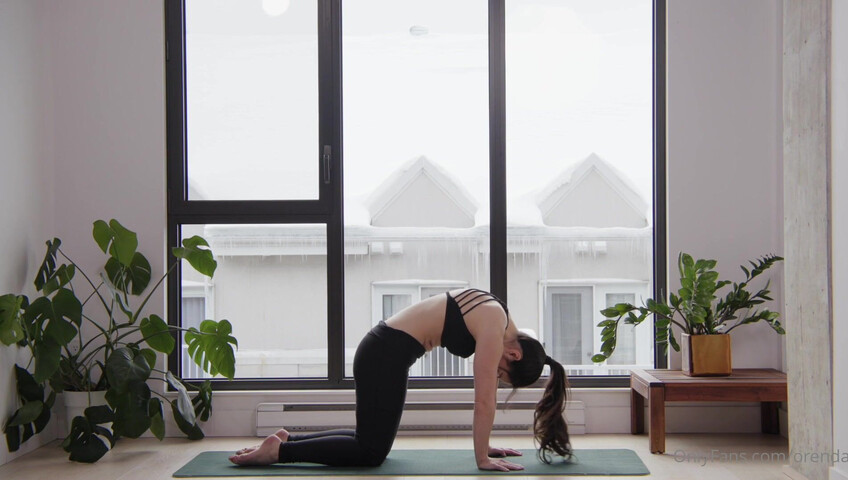 Orenda ASMR - Hot yoga instructor role play - Naked Yoga