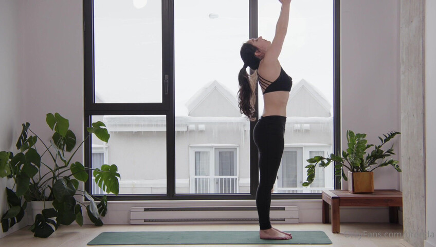 Orenda ASMR - Hot yoga instructor role play - Naked Yoga