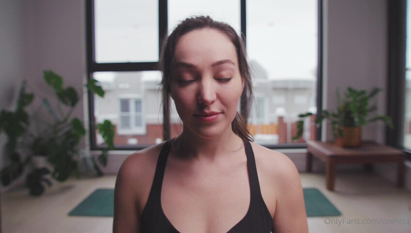 Orenda ASMR - Hot yoga instructor role play - Naked Yoga
