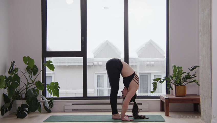 Orenda ASMR - Hot yoga instructor role play - Naked Yoga