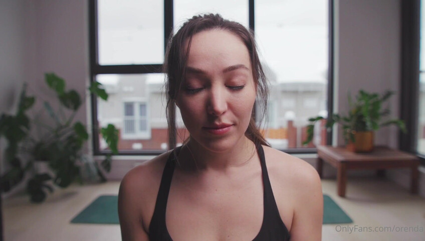 Orenda ASMR - Hot yoga instructor role play - Naked Yoga