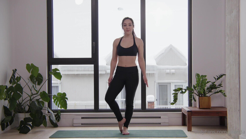 Orenda ASMR - Hot yoga instructor role play - Naked Yoga