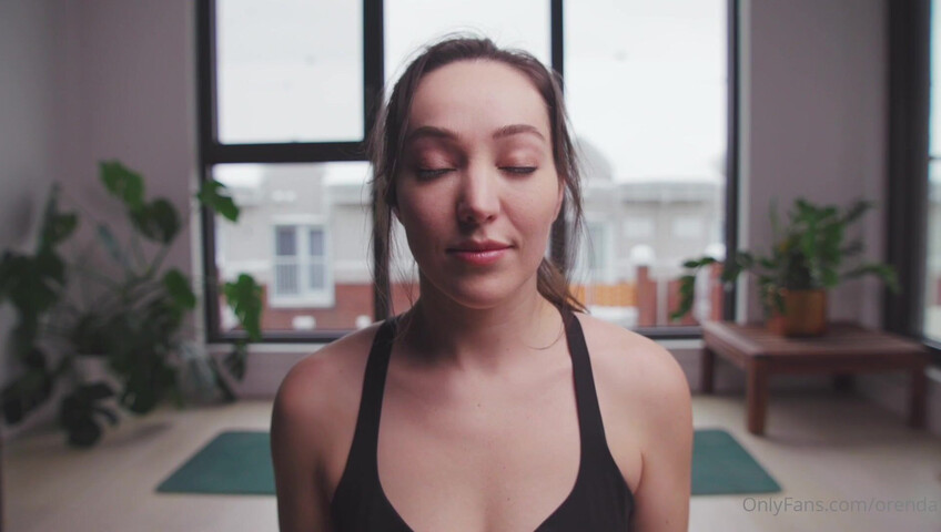 Orenda ASMR - Hot yoga instructor role play - Naked Yoga