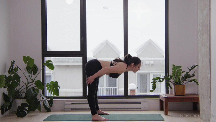 Orenda ASMR - Hot yoga instructor role play - Naked Yoga