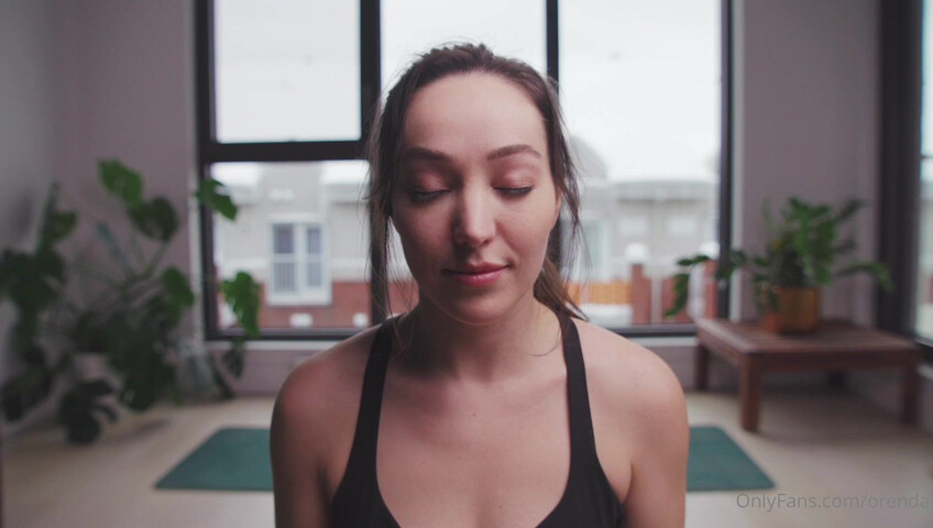 Orenda ASMR - Hot yoga instructor role play - Naked Yoga