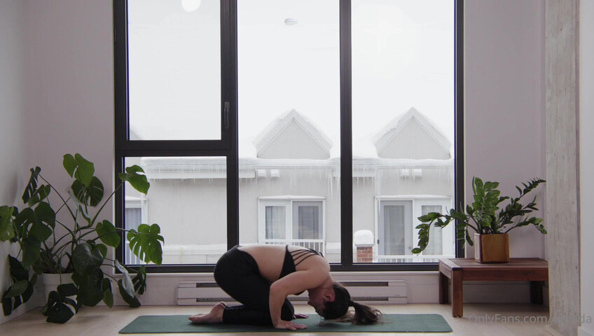 Orenda ASMR - Hot yoga instructor role play - Naked Yoga