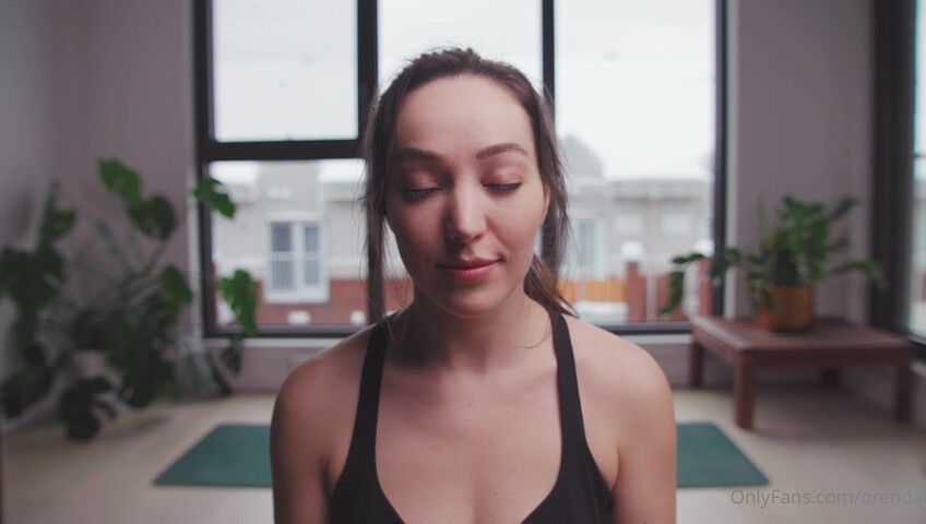 Orenda ASMR - Hot yoga instructor role play - Naked Yoga
