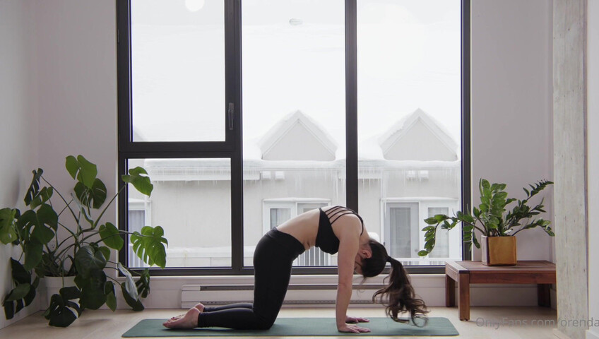 Orenda ASMR - Hot yoga instructor role play - Naked Yoga