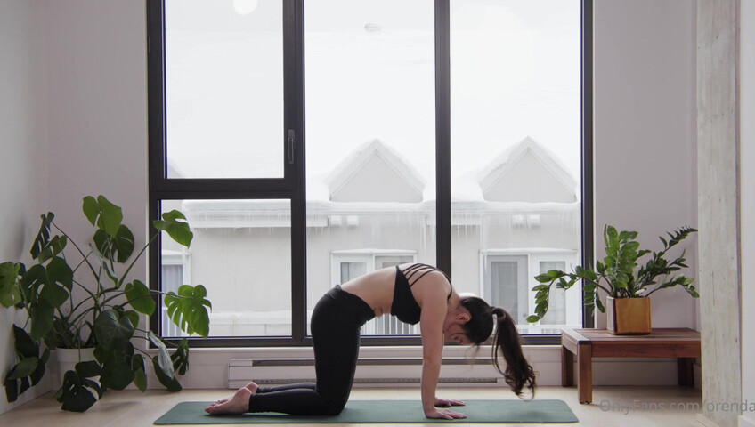 Orenda ASMR - Hot yoga instructor role play - Naked Yoga