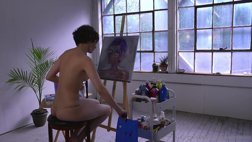 Quiet Creative ASMR - Painting A Woman In the Nude