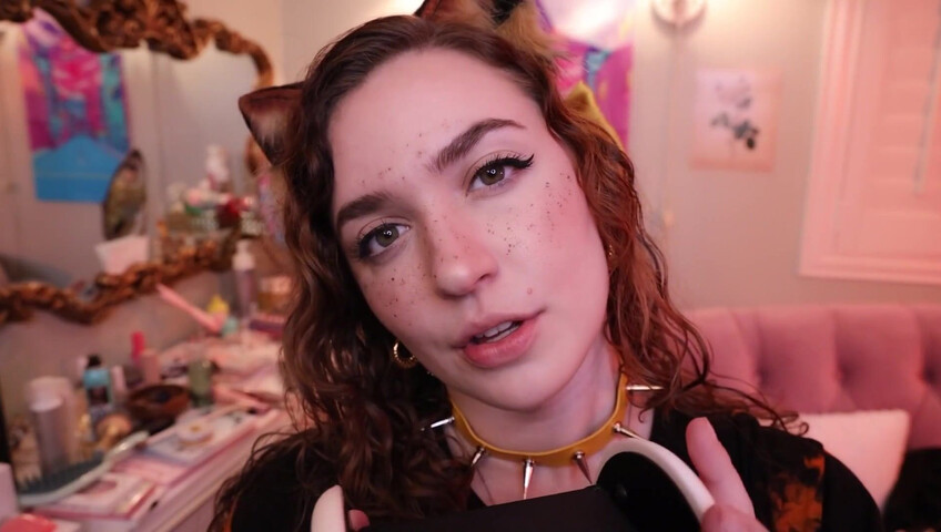Rose ASMR - Close Up Kitty Kisses
