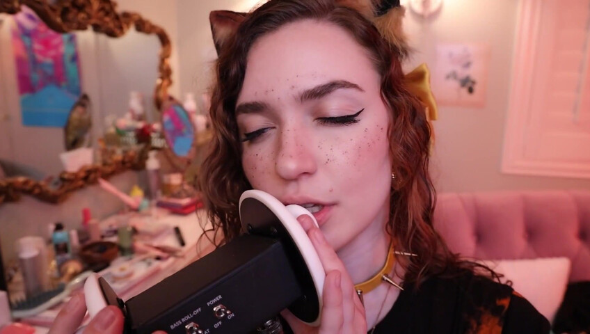 Rose ASMR - Close Up Kitty Kisses