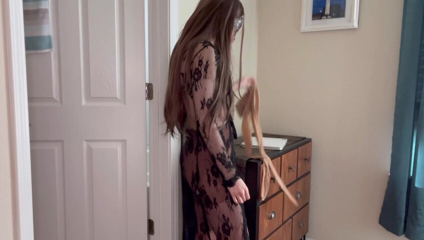 Sara Silver - Son steals moms pantyhose taboo sex fantasy