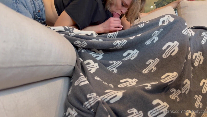 Serenity Cox - Couch Fuck Prior To Our Friend Coming Around