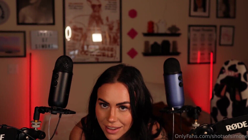 Simone ASMR - Ear to Ear Countdown JOI