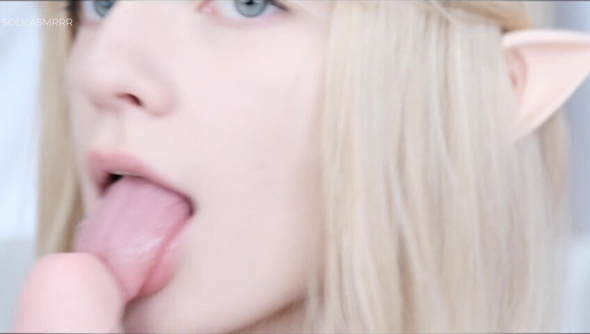 Soly ASMR - Elf Likes to Tease - Ear Eating