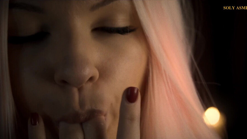Soly ASMR - Licking 3DIO - Mouth Sounds
