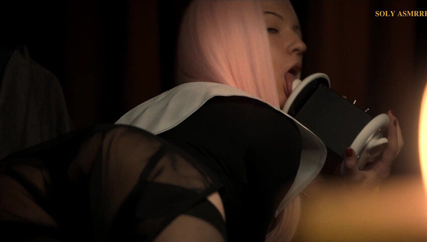 Soly ASMR - Licking 3DIO - Mouth Sounds