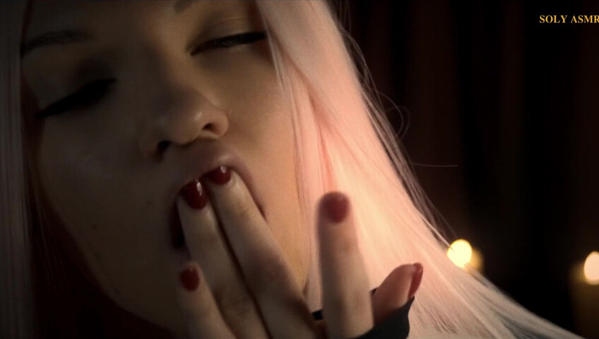 Soly ASMR - Licking 3DIO - Mouth Sounds