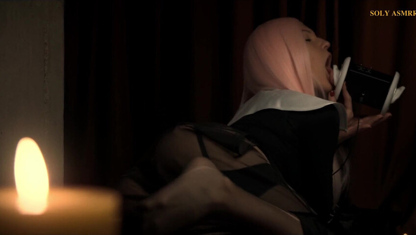 Soly ASMR - Licking 3DIO - Mouth Sounds